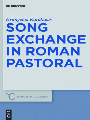 cover image of Song Exchange in Roman Pastoral